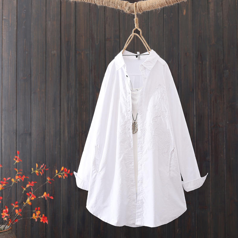 แบบเสื้อสวยๆ เสื้อผ้าฝ้ายลินิน เสื้อเชิ้ตผ้าลินิน