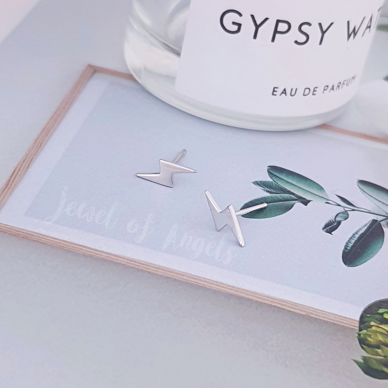 ต่างหูเงินแท้ S925 รุ่น Thunder ต่างหูสายฟ้า เงินแท้ทั้งชิ้น Silver925 ต่างหูผู้ชาย ต่างหูผู้หญิง ตุ้มหูเงินแท้