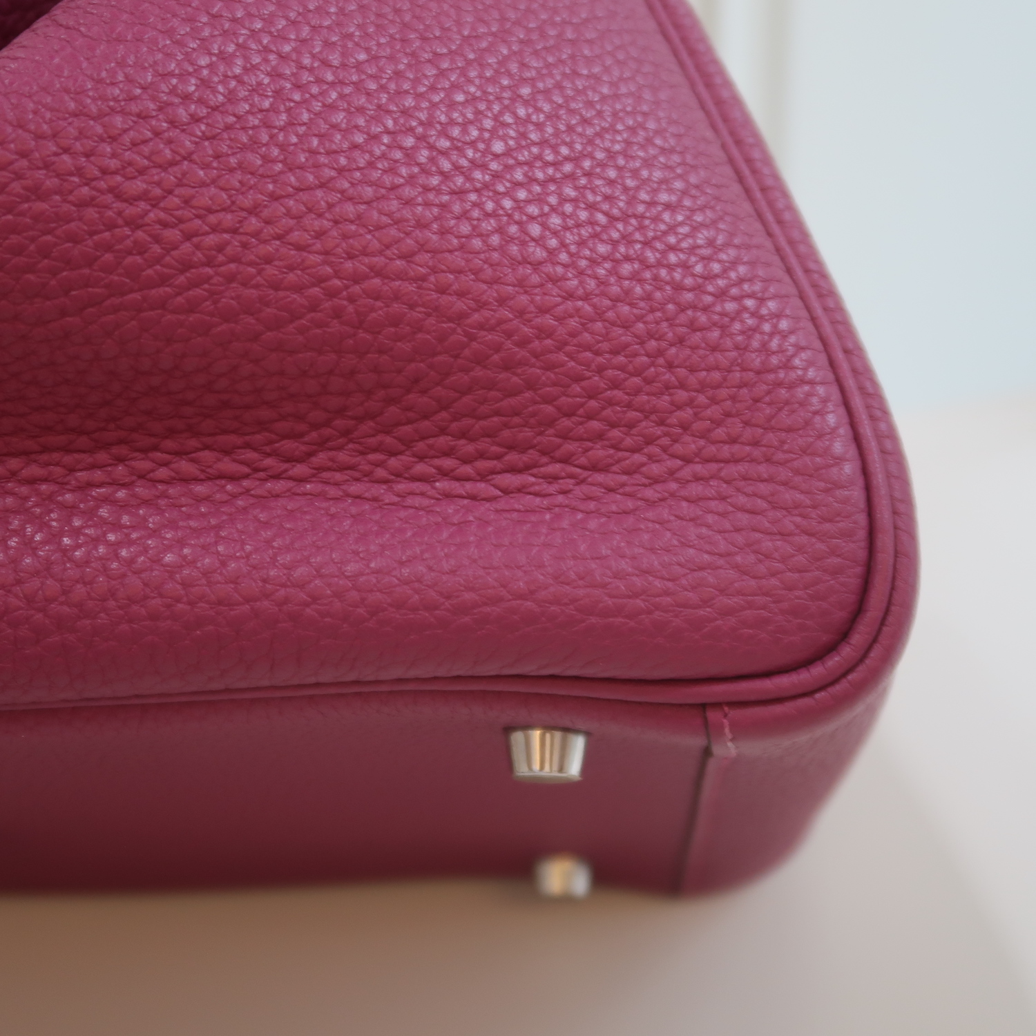 Hermes Tosca Clemence Leather Lindy 30 PHW