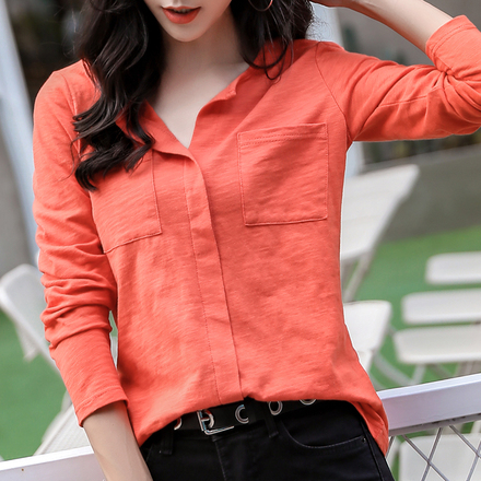 เสื้อยืดแขนยาวแฟชั่น เสื้อยืด T-shirt แขนยาว