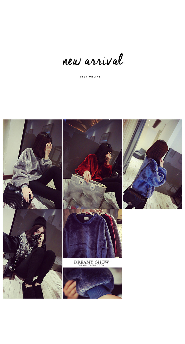 เสื้อแขนยาว ขนแมวนุ่มๆ มีซับใน ทั้งอุ่นทั้งนุ่ม พร้อมส่งเลยจ้า