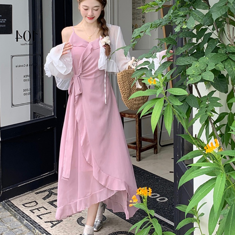 เดรสแขนสั้น มีไซส์ L-4XLอก 38-47 นิ้ว ใส่ได้ทั้งสาวหุ่นดีน่ารักจนถึงสาวอวบพลัสไซส์ จัดส่งฟรี! ทักแชทสั่งซื้อ