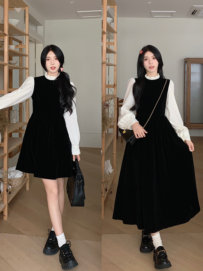 เดรสสาวอวบ มีไซส์ L-4XLอกเสื้อ 38-47 นิ้ว ใส่ได้ทั้งสาวหุ่นดีน่ารักจนถึงสาวอวบพลัสไซส์ จัดส่งฟรี! ทักแชทสั่งซื้อ