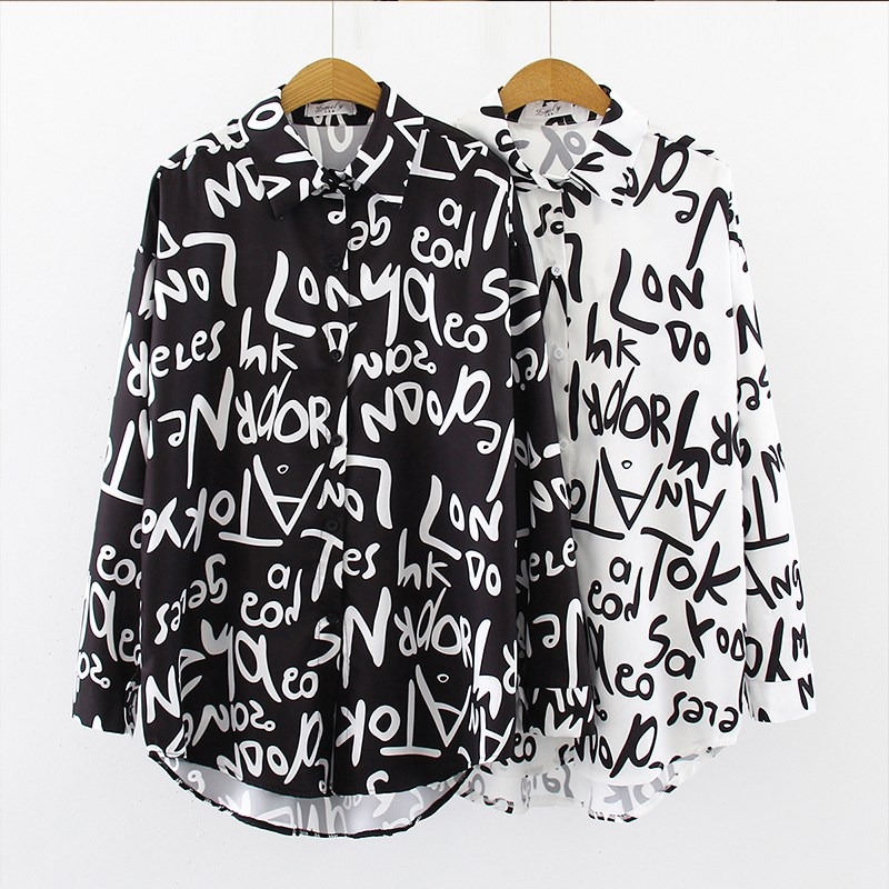 Blouse3869 เสื้อเชิ้ตแขนยาว กระดุมหน้า(แกะได้) แขนยาวกระดุมข้อมือ ผ้าชีฟองเนื้อหนานิ่มใส่สบาย งานสวยแมทช์กับอะไรก็เข้า ใส่เที่ยว/ใส่ทำงานได้ มี 3 สี ขาว, ดำ, เขียว