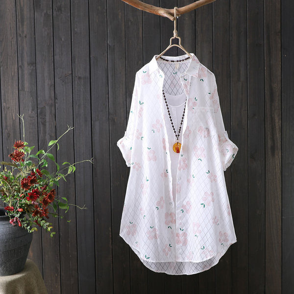 แบบเสื้อสวยๆ เสื้อผ้าฝ้ายลินิน เสื้อเชิ้ตผ้าลินิน