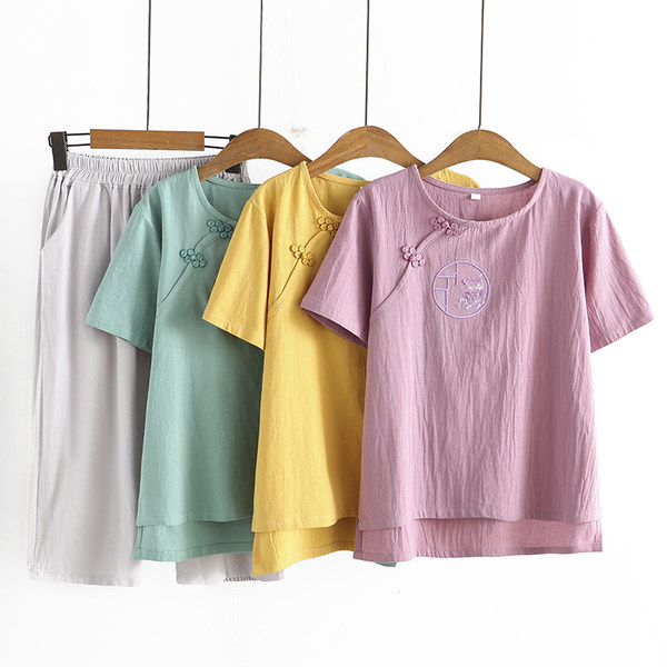 เสื้อลินินสไตล์ผู้ใหญ่ เสื้อคุณแม่ เสื้อผู้ใหญ่ แบรนด์ LININ