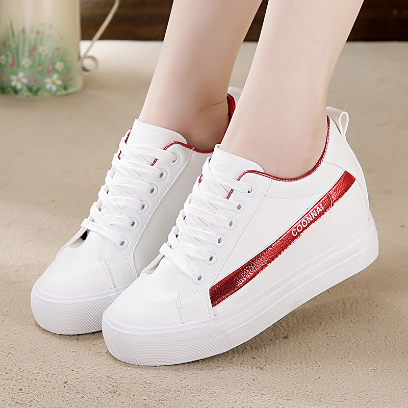 รองเท้าผ้าใบผู้หญิง รองเท้าผ้าใบแฟชั่น ผ้าใบแบบผูกเชือก มีไซส์ 35 36 37 38 39