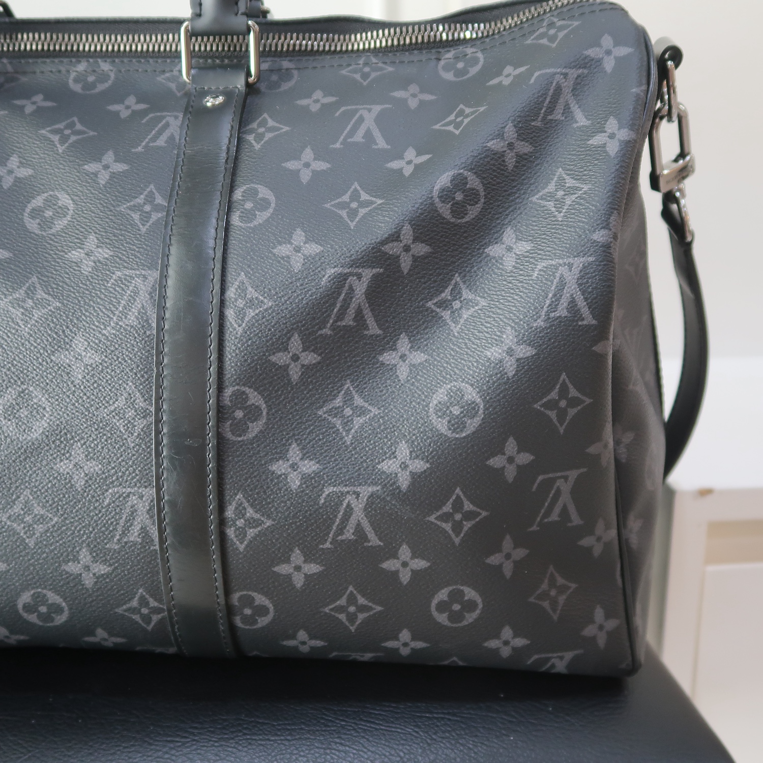 LV Monogram Eclipse Keepall 45 bandouliere