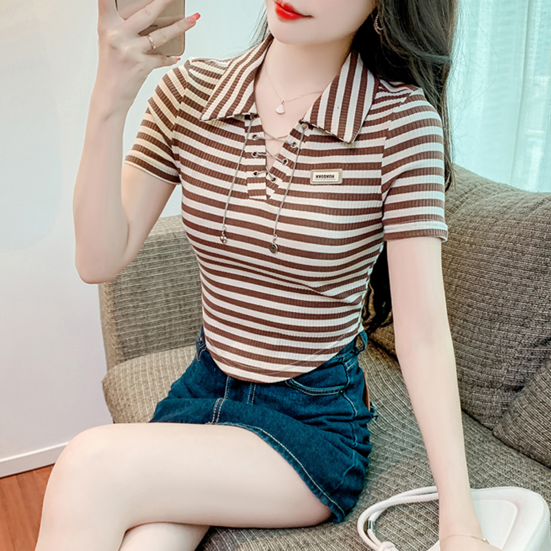 เสื้อผ้าวัยรุ่นเกาหลี เสื้อยืดวัยรุ่นผู้หญิง มีขนาด S M L XL