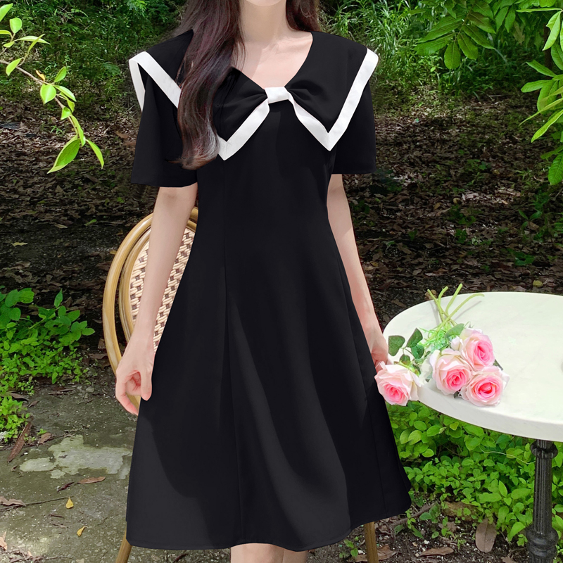 เดรสวัยรุ่น-เดรสคนอ้วนวัยรุ่น L-4XL(อก38-46 นิ้ว)