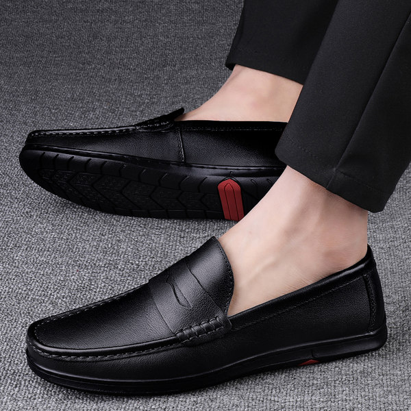 รองเท้าหนังผู้ชาย มีไซส์39-44 รองเท้าโลฟเฟอร์ชาย Slip-On Shoes