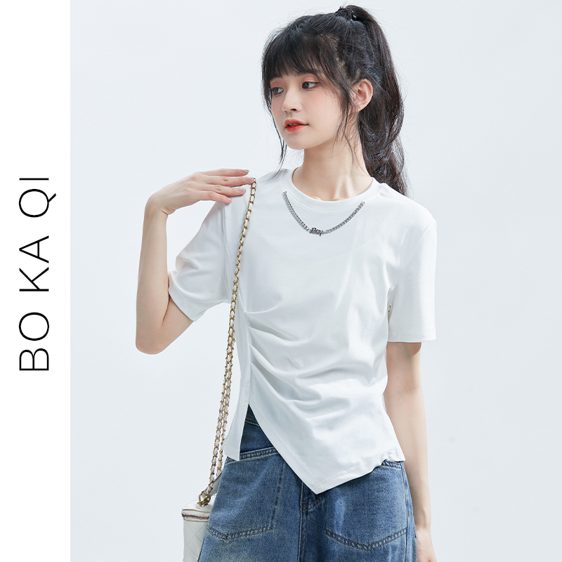 เสื้อผ้าวัยรุ่นเกาหลี เสื้อยืดวัยรุ่นผู้หญิง มีขนาด S M L XL