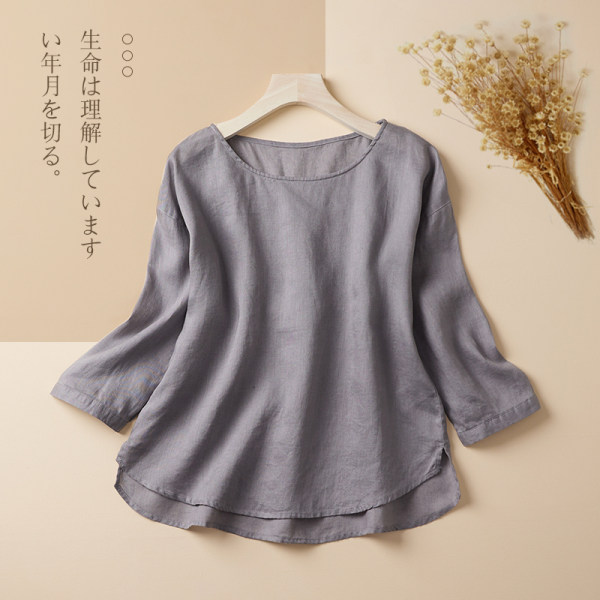 เสื้อลินิน แบบเสื้อสวยๆ เสื้อผ้าฝ้ายลินิน เสื้อเชิ้ตผ้าลินิน BY LININ