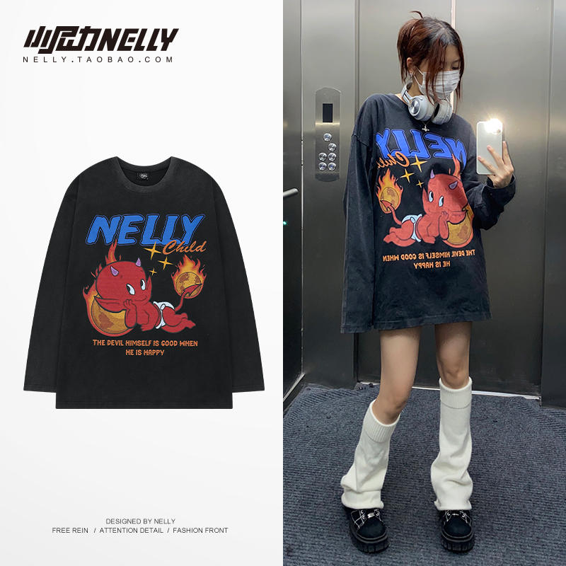 เสื้อยืดคอกลม ผู้ชาย เสื้อยืดผู้ชายเกาหลี เสื้อยืดเกาหลี แบรนด์ NELLY