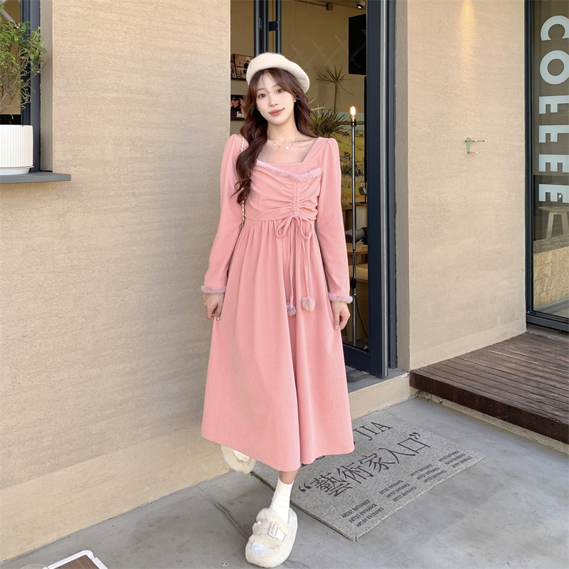 เดรสสาวอวบ มีไซส์ L-4XLอกเสื้อ 38-47 นิ้ว ใส่ได้ทั้งสาวหุ่นดีน่ารักจนถึงสาวอวบพลัสไซส์ จัดส่งฟรี! ทักแชทสั่งซื้อ