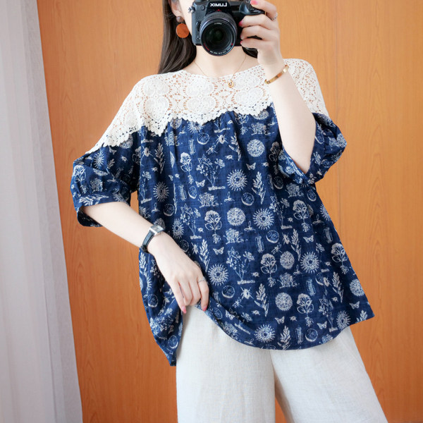 เสื้อลินิน แบบเสื้อสวยๆ เสื้อผ้าฝ้ายลินิน เสื้อเชิ้ตผ้าลินิน BY LININ