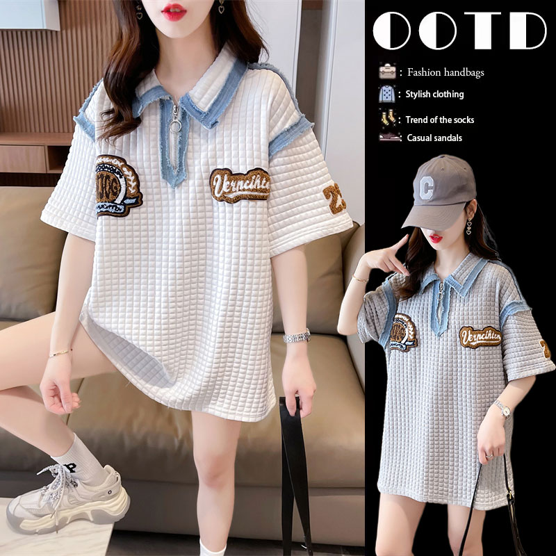 เสื้อยืดคนอ้วนแบบโอเวอร์ไซส์แบบ ulzzang fashion สนใจทักแชท