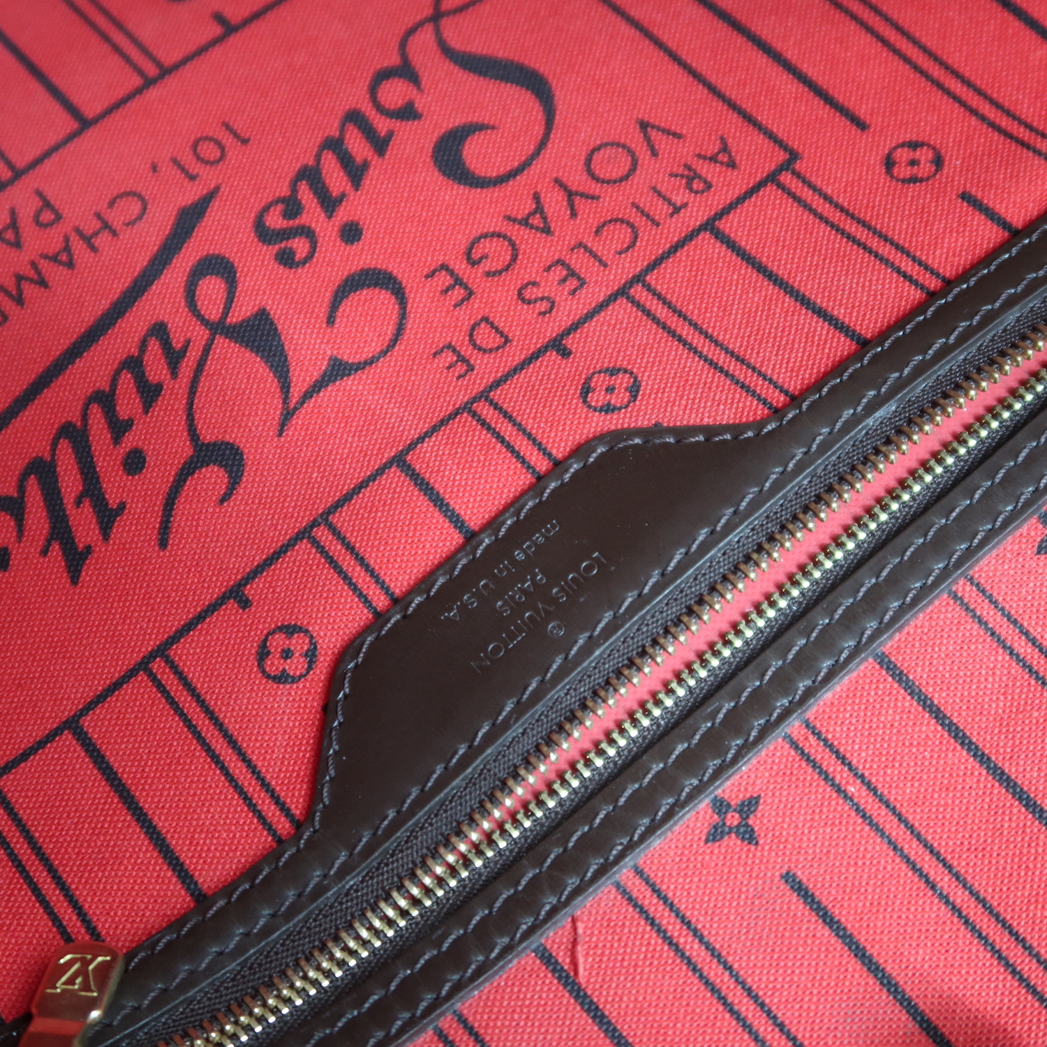 Louis Vuitton Damier Ebene Neverfull MM