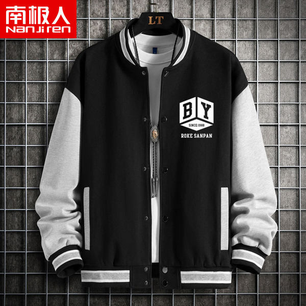 เสื้อแจ็คเก็ตเบสบอล เสื้อคลุม เสื้อแขนยาวสไตล์เกาหลี