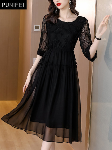 เดรสวัยผู้ใหญ่40-60ปี เดรสคุณแม่ ชุดเดรสทำงานวัยผู้ใหญ่ แบรนด์ MAMA DRESS