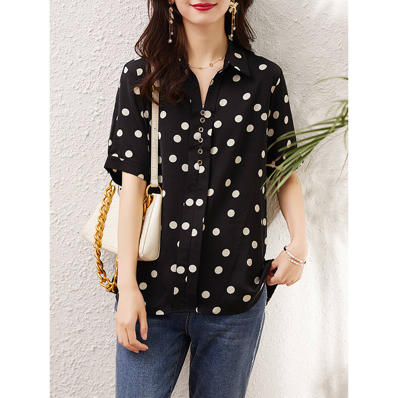 เสื้อผ้าแฟชั่น เสื้อเชิ้ตแขนสั้น