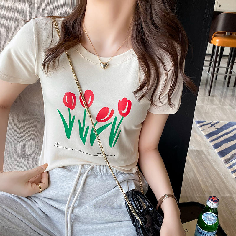 เสื้อยืดวัยรุ่นน่ารักๆ เสื้อวัยรุ่นแขนสั้น เสื้อผ้าวัยรุ่นเกาหลี แบรนด์ Wiyike