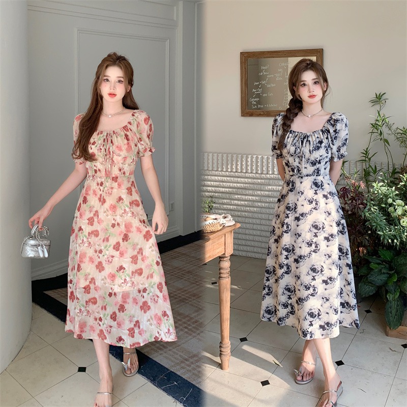 เดรสแขนสั้น มีไซส์ L-4XLอก 38-47 นิ้ว ใส่ได้ทั้งสาวหุ่นดีน่ารักจนถึงสาวอวบพลัสไซส์ จัดส่งฟรี! ทักแชทสั่งซื้อ