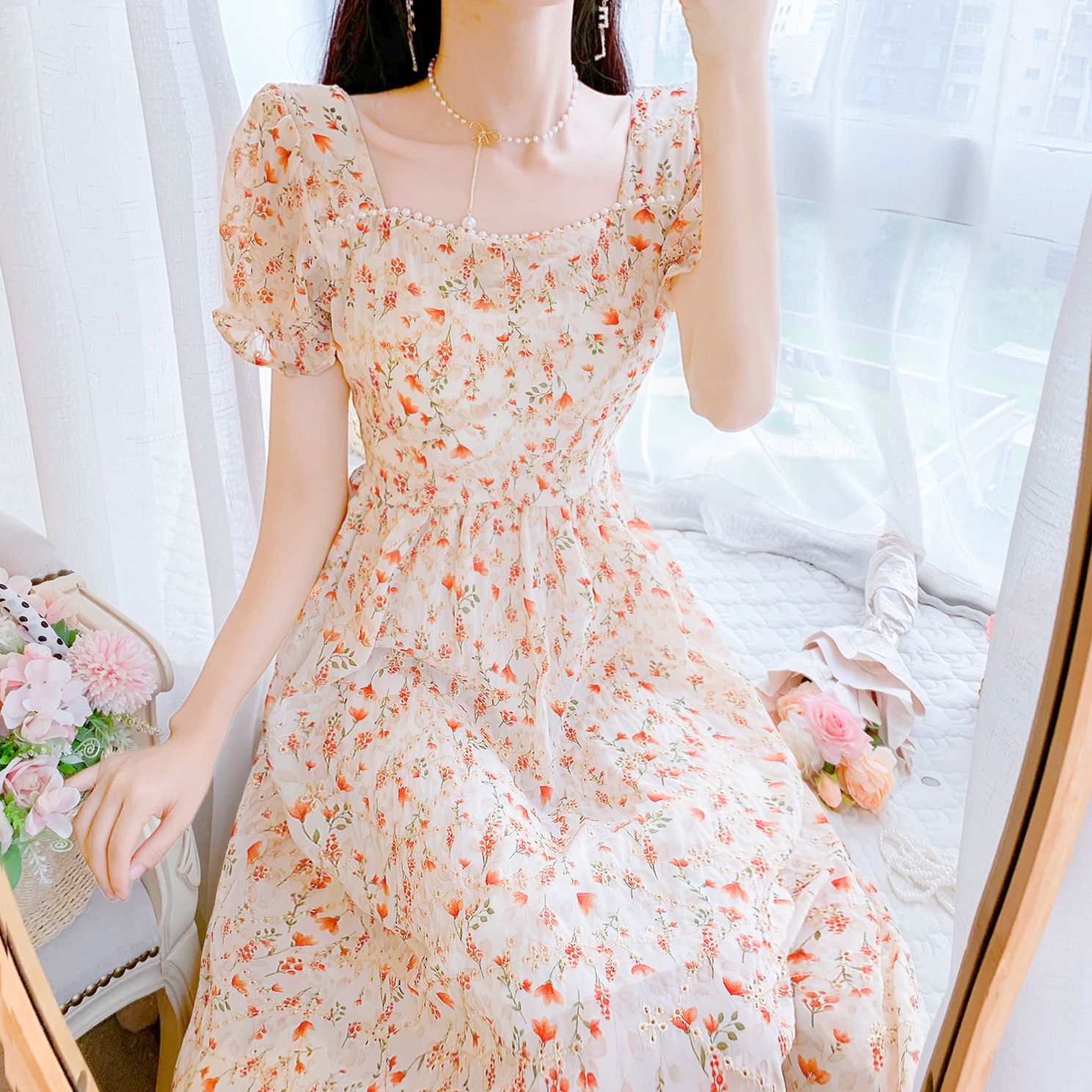 แบบชุดเดรสสวยๆ ชุดเดรสน่ารักๆสไตล์เกาหลี