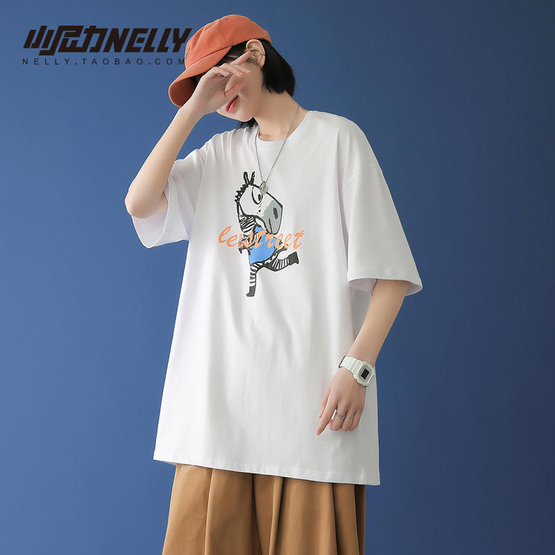 เสื้อยืดคอกลม ผู้ชาย เสื้อยืดผู้ชายเกาหลี เสื้อยืดเกาหลี แบรนด์ NELLY