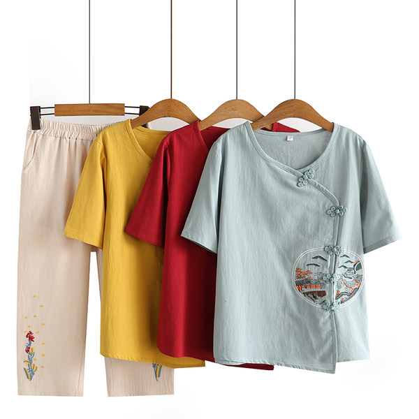 เสื้อลินินสไตล์ผู้ใหญ่ เสื้อคุณแม่ เสื้อผู้ใหญ่ แบรนด์ LININ