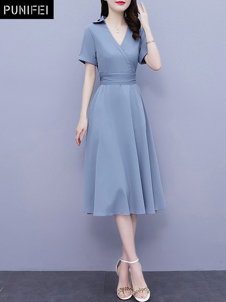 เดรสวัยผู้ใหญ่40-60ปี เดรสคุณแม่ ชุดเดรสทำงานวัยผู้ใหญ่ แบรนด์ MAMA DRESS