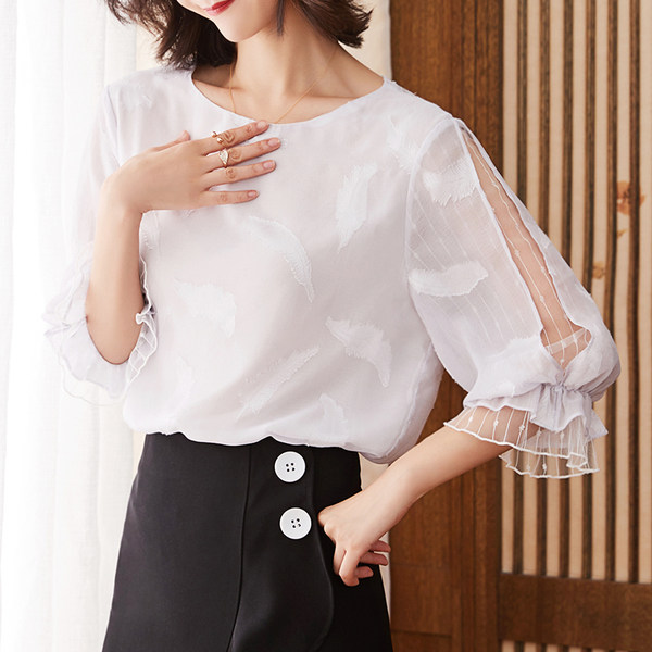 เสื้อชีฟองเกาหลี เสื้อชีฟองสวยๆ