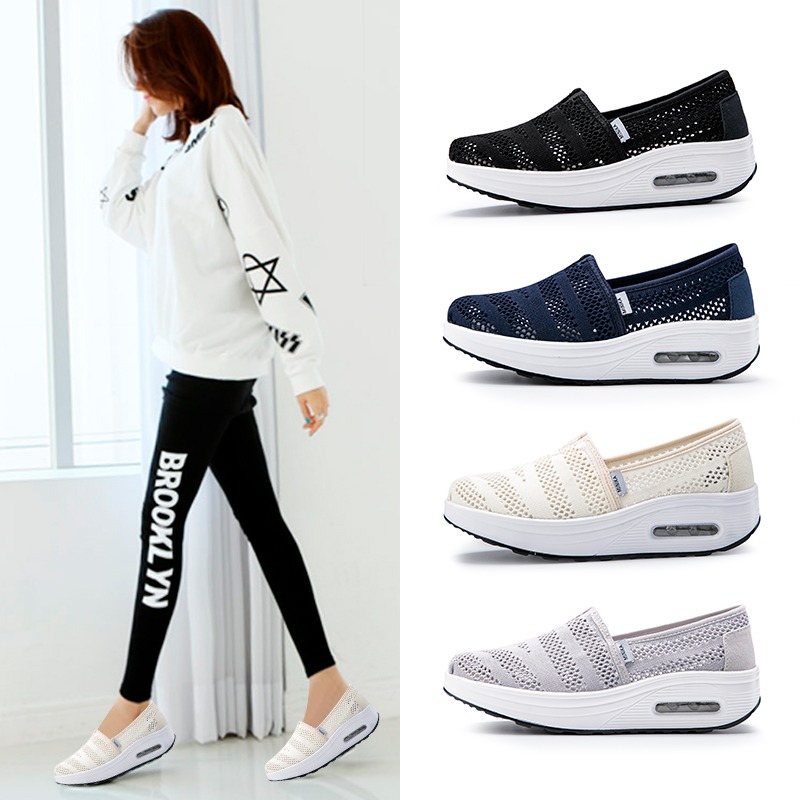 รองเท้าผ้าใบ รองเท้าลำลอง รองเท้าผ้าใบลำลอง รองเท้าแฟชั่นแบบสวม Slipper Shop