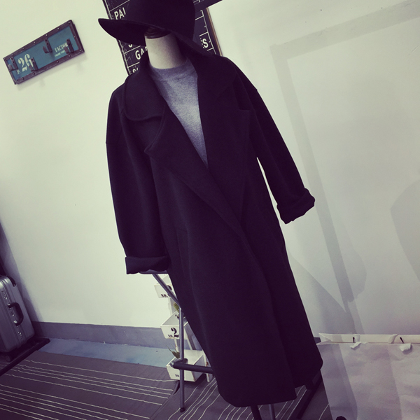 เสื้อโค้ทกันหนาว สไตล์เกาหลี ตัวโคล่ง สีดำ ผ้าสำลีเนื้อไม่หนามาก บุซับในกันลม ใครชอบแนวๆ แนะนำตัวนี้เลยจ้า same pic