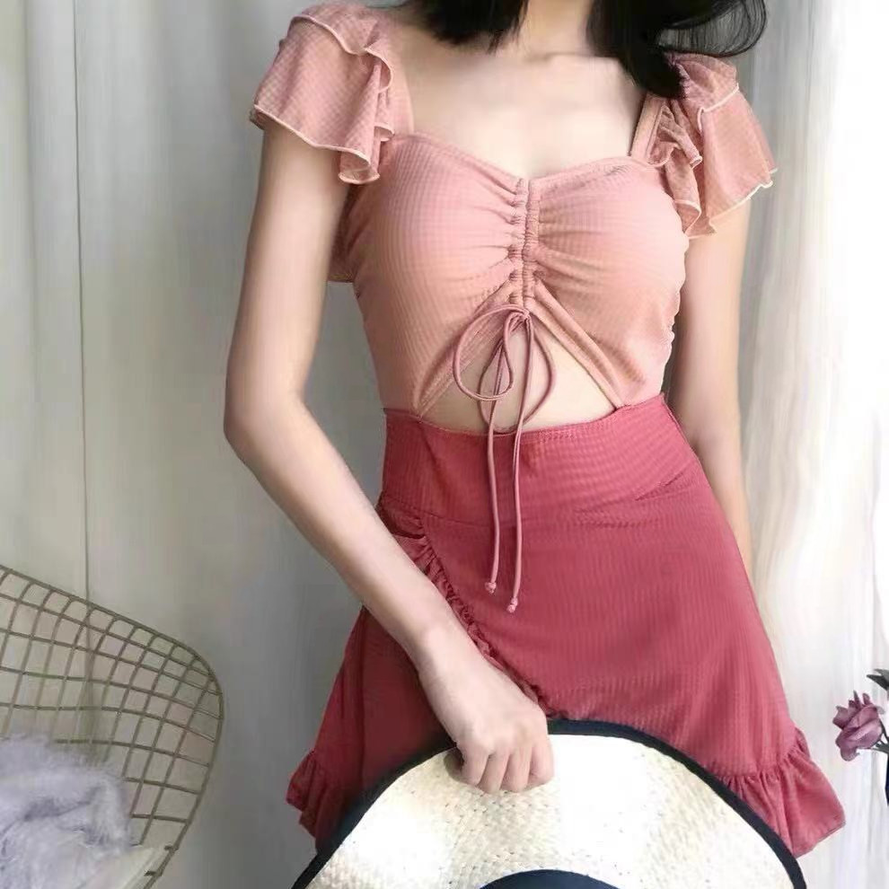 ชุดว่ายน้ำผู้หญิง แบบชุดว่ายน้ำสไตล์เกาหลี