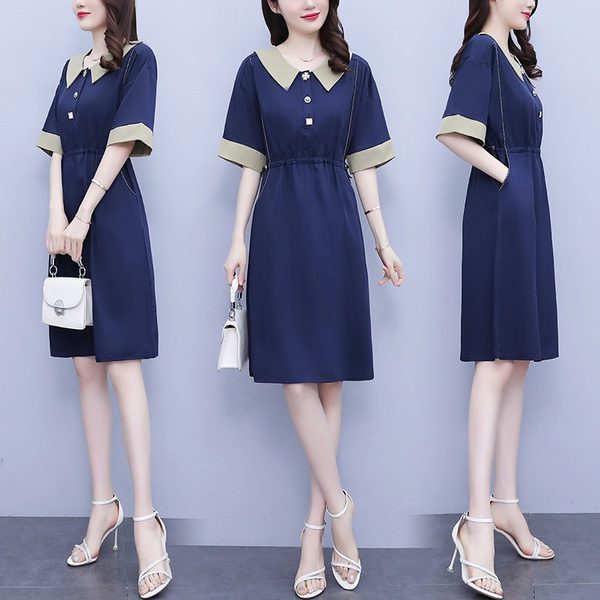 เดรสคนอ้วน เดรสสาวอวบ ชุดเดรสคนอ้วนวัยรุ่น BY PLUS SIZE Girl