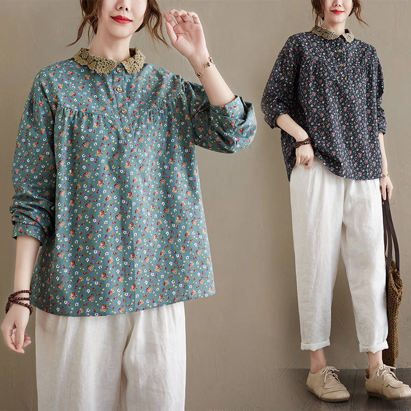 แบบเสื้อสวยๆ เสื้อผ้าฝ้ายลินิน เสื้อเชิ้ตผ้าลินิน