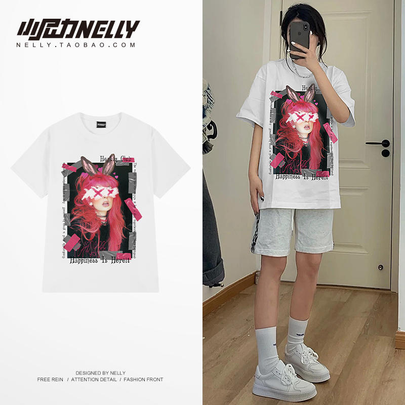 เสื้อยืดคอกลม ผู้ชาย เสื้อยืดผู้ชายเกาหลี เสื้อยืดเกาหลี แบรนด์ NELLY