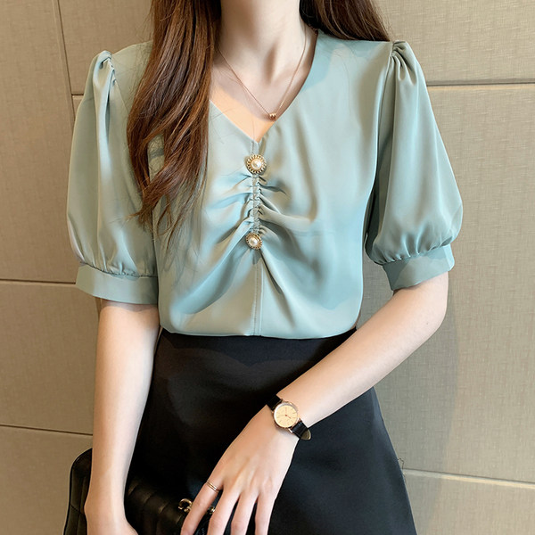 เสื้อชีฟองเกาหลี เสื้อชีฟองสวยๆ