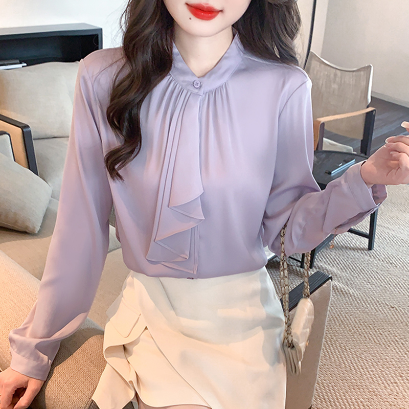เสื้อเชิ้ตผู้หญิงใส่ทํางาน 390 บาทต่อชิ้น ฟรีค่าจัดส่ง