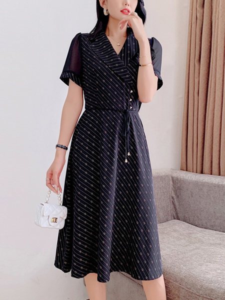 เดรสวัยผู้ใหญ่40-60ปี เดรสคุณแม่ ชุดเดรสทำงานวัยผู้ใหญ่ แบรนด์ MAMA DRESS