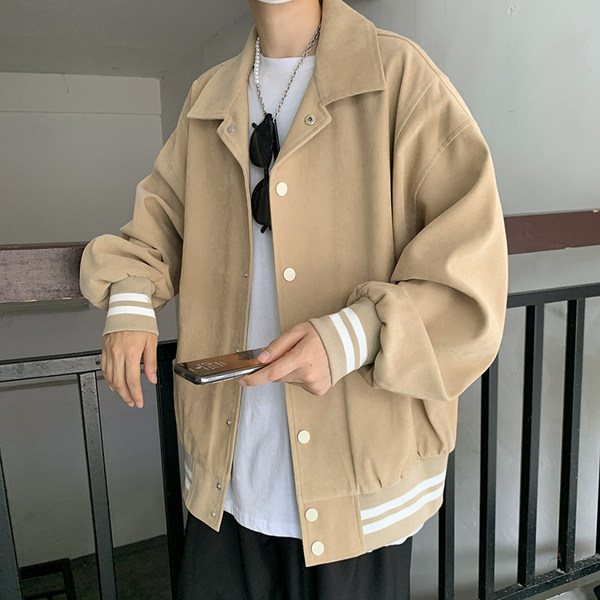 เสื้อแจ็คเก็ตเบสบอล เสื้อคลุม เสื้อแขนยาวสไตล์เกาหลี