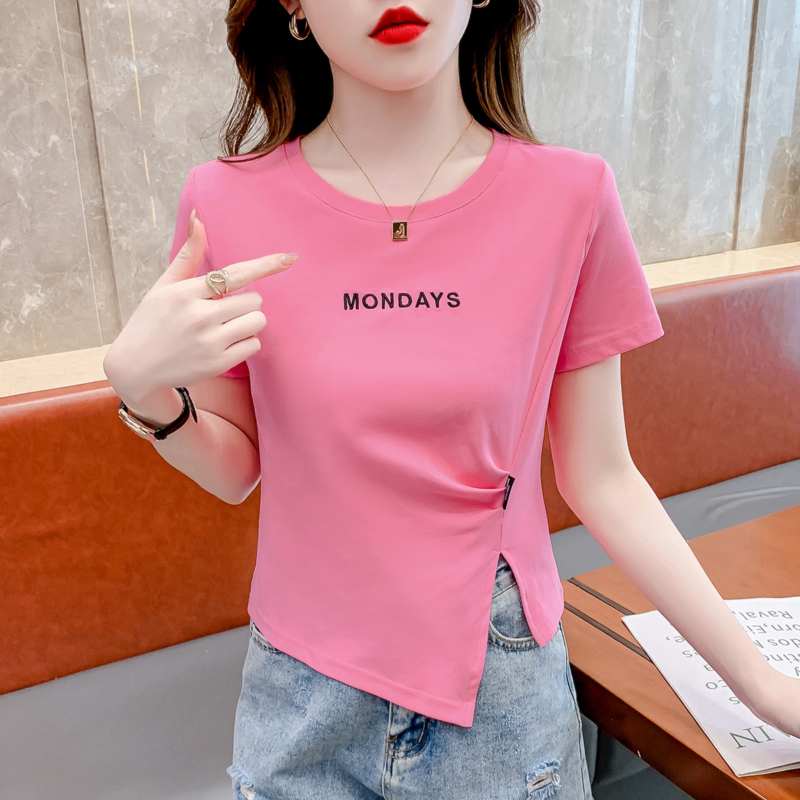 เสื้อผ้าวัยรุ่นเกาหลี เสื้อยืดวัยรุ่นผู้หญิง มีขนาด S M L XL