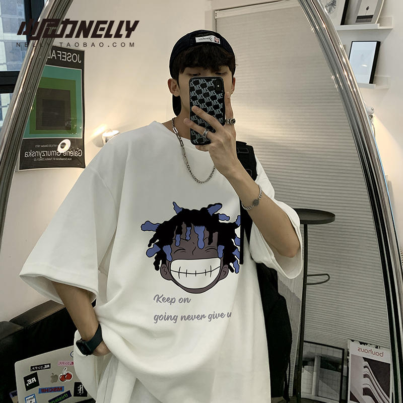 เสื้อยืดคอกลม ผู้ชาย เสื้อยืดผู้ชายเกาหลี เสื้อยืดเกาหลี แบรนด์ NELLY