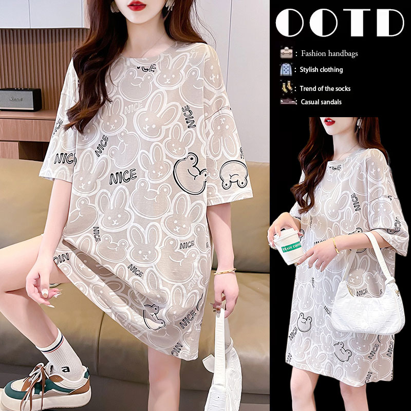 เสื้อยืดคนอ้วนแบบโอเวอร์ไซส์แบบ ulzzang fashion สนใจทักแชท