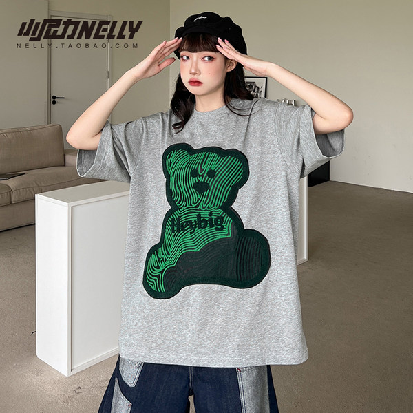 เสื้อยืดคอกลม ผู้ชาย เสื้อยืดผู้ชายเกาหลี เสื้อยืดเกาหลี แบรนด์ NELLY
