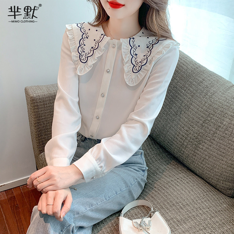 เสื้อลูกไม้ เสื้อเชิ้ตแขนยาว