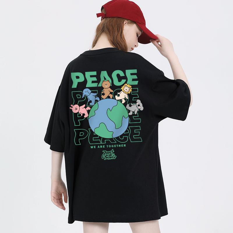 เสื้อผ้าวัยรุ่นเกาหลี เสื้อยืดวัยรุ่นผู้หญิง มีขนาด S M L XL
