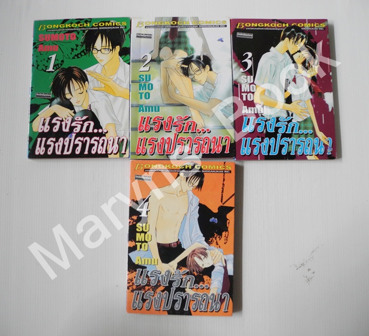 แรงรักแรงปรารถนา เล่ม 1-4 / Sumoto Amu (ไม่จบค่ะออกมาแค่นี้)