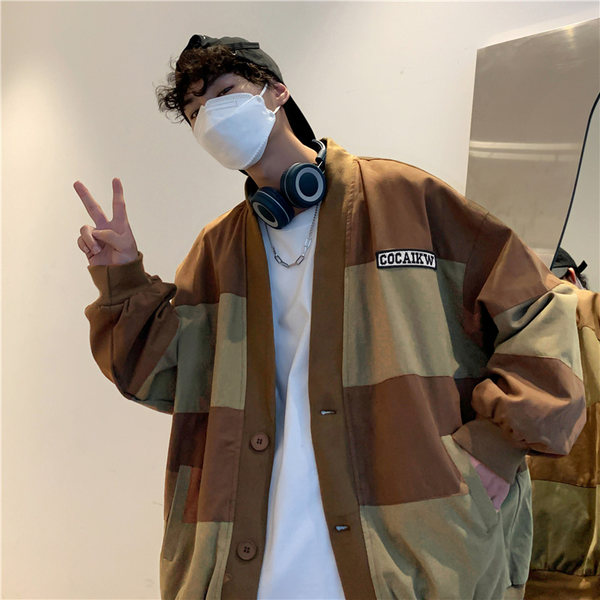 เสื้อแจ็คเก็ตเบสบอล เสื้อคลุม เสื้อแขนยาวสไตล์เกาหลี